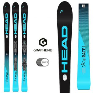 Горные лыжи Head WC е.RACE Team SW bk/bl (без платформы)  - 140 см